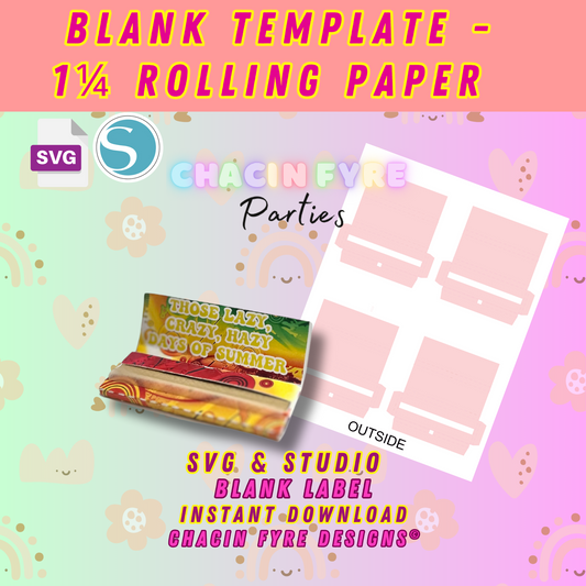1 1/4 Rolling Paper Template