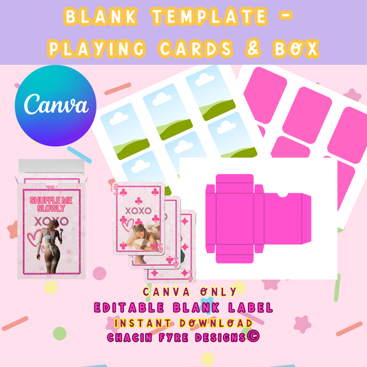 Playing Card & Box Template