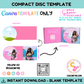 CD DISC TEMPLATE