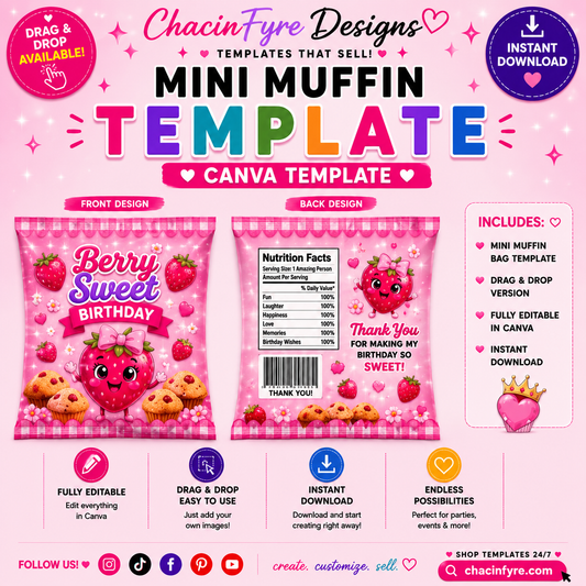 Mini Muffin Template
