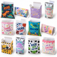 Pre-Assembled party bundle showing empty open favor pieces in varied selectable treat styles and themes