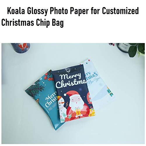 Koala Glossy Photo Paper 8.5X11 Inches 100 Sheets Compatible with Inkjet Printer 48lb