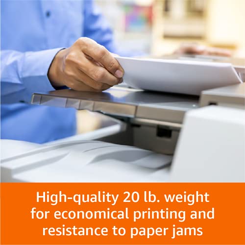 White Copy Paper, 8.5 x 11 Inches, 20 Lb Weight, 500 Sheets
