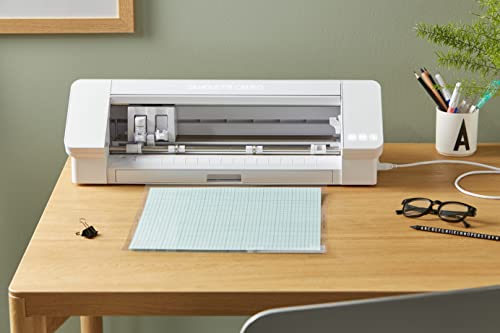  Silhouette Cameo 4 with Bluetooth, 12x12 Cutting Mat, Autoblade  2, 100 Designs and Silhouette Studio Software - White Edition