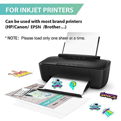 Printable Vinyl Waterproof Sticker Paper for Inkjet and Laser