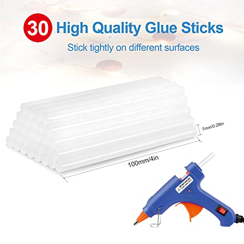Mini Hot Glue Sticks, Small Glue Gun Supplies Adhesives Multi Use Glue  Sticks Hot Melt Glue Stick Super Transparent 7mm X 100mm 4 Long 